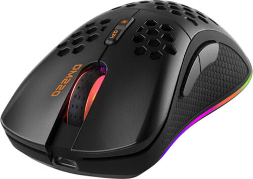 Deltaco GAM-120 Maus Gaming rechts RF Wireless + USB Type-A Optisch 6400 DPI