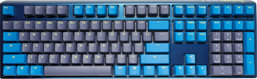 Ducky One 3 DayBreak PBT blau, Layout: DE, mechanisch, Cherry MX RGB Brown, RGB, Gaming-Tastatur