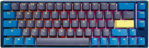 Ducky One 3 DayBreak SF PBT blau, Layout: DE, mechanisch, Cherry MX RGB Black, RGB, Gaming-Tastatur