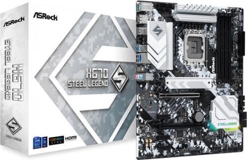 Asrock H670 Steel Legend Intel H670 LGA 1700 ATX