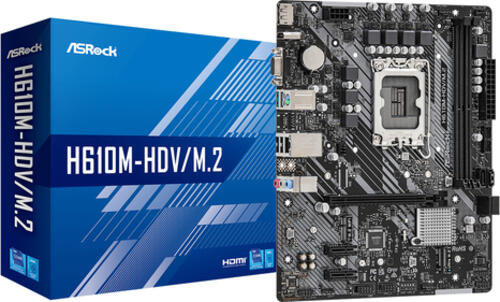 Asrock H610M-HDV/M.2 Intel H610 LGA 1700 micro ATX