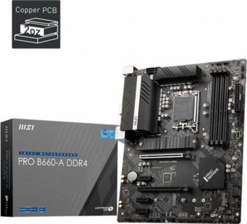 MSI PRO B660-A DDR4 Intel B660 LGA 1700 ATX