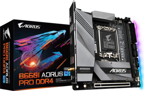 GIGABYTE B660I AORUS PRO DDR4 Motherboard Intel B660 LGA 1700 mini ITX