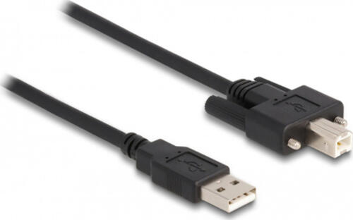 DeLOCK 87201 USB Kabel 2 m USB 2.0 USB A USB B Schwarz