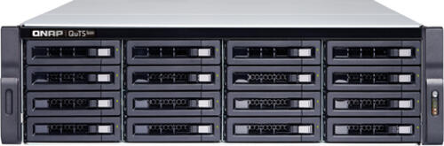 QNAP TS-h1683XU-RP NAS Rack (3U) Ethernet/LAN Schwarz E-2136