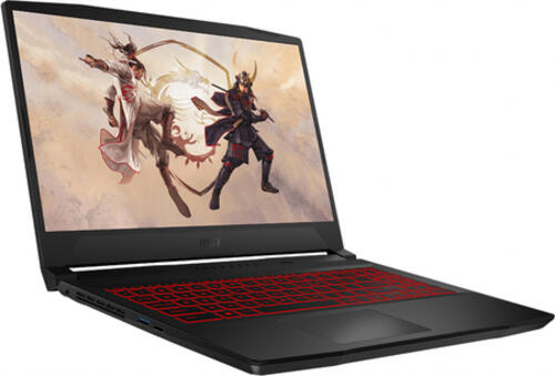 MSI Gaming GF66 12UC-077 Katana Intel Core i5 i5-12500H Laptop 39,6 cm (15.6) Full HD 8 GB DDR4-SDRAM 512 GB SSD NVIDIA GeForce RTX 3050 Wi-Fi 6 (802.11ax) FreeDOS Schwarz