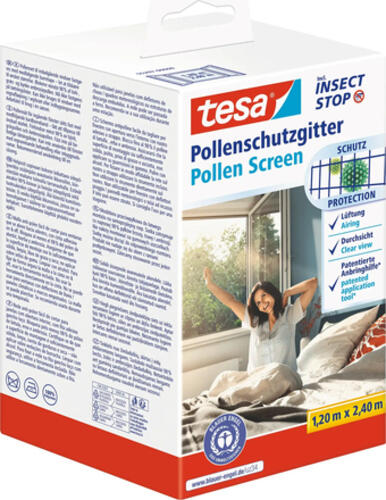 TESA 55297-00000-00 Fensterscheibe Siebmasche Polyester