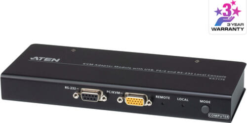 ATEN KVM-Adaptermodul mit lokaler USB-, PS/2- und RS-232-Konsole