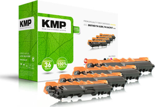 KMP MULTIPACK B-T58V Tonerkartusche 4 Stück(e) Kompatibel Schwarz, Cyan, Magenta, Gelb