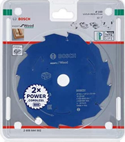 Bosch 2608644502 Kreissägeblatt 16 cm 1 Stück(e)