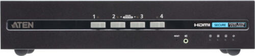 ATEN CS1144H4 Tastatur/Video/Maus (KVM)-Switch Schwarz