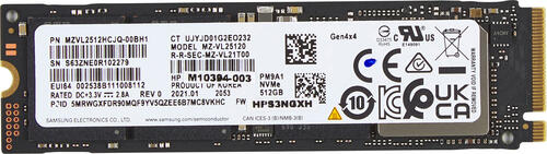 HP 512GB PCIe-4x4 NVMe M.2 SSD PCI Express 4.0