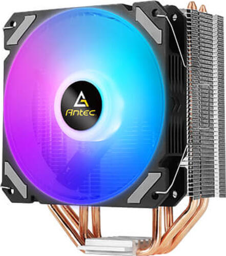 Antec A400i Chipset Luftkühlung 12 cm Schwarz, Kupfer, Silber 1 Stück(e)