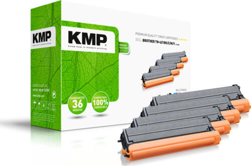 KMP MULTIPACK B-T98V Tonerkartusche 4 Stück(e) Kompatibel Schwarz, Cyan, Magenta, Gelb