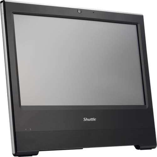 Shuttle All-In-One Barebone X50V8U3, 15,6 Single-Touch-Screen (resistiv), Intel Core i3-10110U, Wifi, IP54, lüfterlos, 24/7 Dauerbetrieb