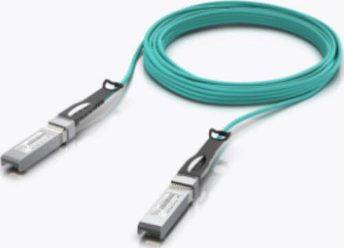 Ubiquiti UACC-AOC-SFP10-20M InfiniBand/Glasfaserkabel SFP+ Aqua-Farbe