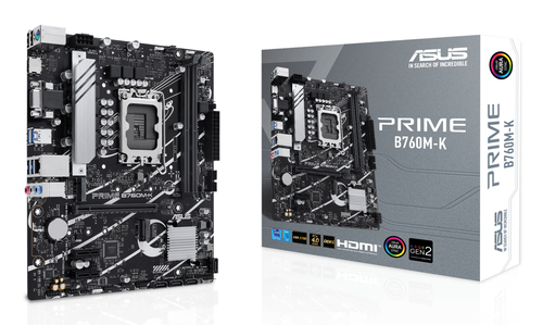 ASUS PRIME B760M-K Intel B760 LGA 1700 micro ATX ASUS PRIME B760M-K Intel B760 LGA 1700 micro ATX