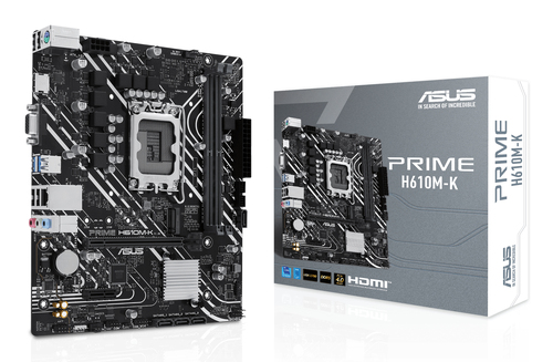 ASUS Prime H610M-K Intel H610 LGA 1700 micro ATX ASUS Prime H610M-K Intel H610 LGA 1700 micro ATX