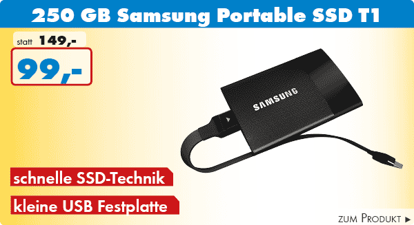 250 GB Samsung Portable SSD